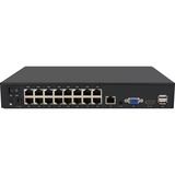 Foscam FNA216HE, Enregistreur vidéo en réseau Noir, 16 canaux, 4K/8MP, PoE