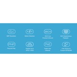 Foscam FNA216HE, Enregistreur vidéo en réseau Noir, 16 canaux, 4K/8MP, PoE