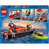 LEGO City - Bateau de sauvetage incendie, Jouets de construction 60373