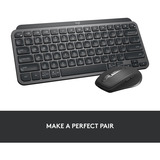 Logitech MX Keys Mini Minimalist Wireless clavier Graphite, Layout US-International (QWERTY), 80% (TKL), Bluetooth