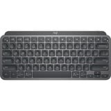 Logitech MX Keys Mini Minimalist, clavier Graphite, Layout US (QWERTY), Bluetooth
