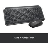 Logitech MX Keys Mini Minimalist, clavier Graphite, Layout US (QWERTY), Bluetooth