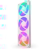 NZXT F420 RGB CORE ventilateurs de boîtier Blanc, 3 pièces, 420 x 140 x 26 mm