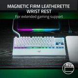 Razer Huntsman V3 Pro TKL RGB clavier gaming mécanique Blanc, Layout US (QWERTY), Razer Analog Optical Gen 2, 80% (TKL), Double-shot PBT