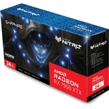 SAPPHIRE NITRO+ AMD Radeon RX 7900 XTX Vapor-X 24Go, Carte graphique RDNA 3, 2x DisplayPort, 2x HDMI