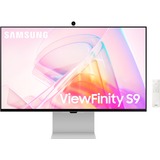 Samsung ViewFinity S9 S90PC 27" 5K Ultra HD Moniteur Noir/argent, 1x Mini DisplayPort, 3x USB-C, 1x Thunderbolt, Wi-Fi 5, BT