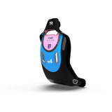 Trak Racer HSX Hybrid Formula Pro - BWT Alpine F1 Team Edition, Siège de course Noir/Bleu