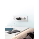 goobay Chargeur rapide multiport USB-C, PD, GaN, 68 watts Noir, 3x USB-C, 1x USB-A, Power Delivery, QuickCharge
