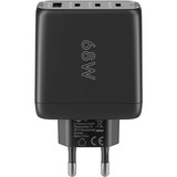 goobay Chargeur rapide multiport USB-C, PD, GaN, 68 watts Noir, 3x USB-C, 1x USB-A, Power Delivery, QuickCharge