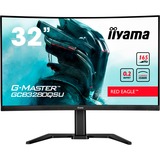 iiyama G-Master Red Eagle GCB3280QSU-B1 31.5" incurvé Gaming Moniteur Noir, 165Hz, HDMI, DisplayPort, USB, Audio, AMD Free-Sync