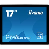 iiyama ProLite TF1734MC-B7X 17" Moniteur tactile Noir, 1x DisplayPort, 1x HDMI, 1x VGA, 1x RJ-45