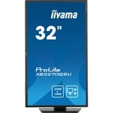 iiyama ProLite XB3270QSU-B1 31.5" Moniteur  Noir, 100Hz, HDMI, DisplayPort, USB, Adaptive Sync