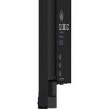 iiyama Prolite TE7512MIS-B3AG, Affichage public Noir, 4K UHD, tactile, WiFi, VGA, HDMI, USB-C, LAN, audio