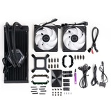 Cooler Master Master MasterLiquid 240 Atmos, Watercooling Noir, Connecteur de ventilateur PWM à 4 broches