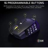 Corsair Scimitar Elite Wireless SE MMO, Souris gaming Gunmetal, 33 000 dpi, LED RGB