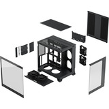 Fractal Design Fractal Design Pop 2 Vision boîtier midi tower Noir | 1x USB-A | 1x USB-C | Verre Trempé