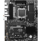 MSI PRO B650-S WIFI, socket AM5 carte mère socket AM5 Noir, RAID, 2.5 GbE-LAN, WiFi 6E, BT, Sound, ATX