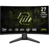 MSI  27" Moniteur gaming incurvé  Noir