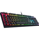 Razer BlackWidow V4 X RGB clavier gaming mécanique Noir, Layout FR (AZERTY), Razer certified Mechanical Green Switches, 100%
