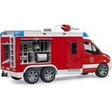 bruder Véhicule de commandement des pompiers Mercedes Benz Sprinter avec son et lumière, Modèle réduit de voiture 02680