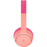 Belkin SOUNDFORM Mini casque sans fil pour enfants  on-ear Corail/Rose, Bluetooth