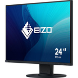 EIZO FlexScan EV2410R-BK 24.1" Moniteur Noir, 1x DisplayPort, 1x HDMI, 1x DVI, 1x VGA, 4x USB-A