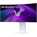 LG UltraGear 34GX90SA 34" Moniteur UltraWide gaming incurvé  Blanc, 240 Hz, HDMI, DisplayPort, LAN, USB-C, Audio, AMD FreeSync