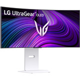 LG UltraGear 34GX90SA 34" Moniteur UltraWide gaming incurvé  Blanc, 240 Hz, HDMI, DisplayPort, LAN, USB-C, Audio, AMD FreeSync