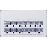 Lian Li SX Platinum alimentation  modulaire 850 watt Blanc, 1x 12V-2x6, 3x PCIe, 4x PCIe, Gestion des câbles