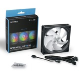Lian Li UNI FAN AL120 V2 Single Pack, Ventilateur de boîtier Noir, Connecteur de ventilateur PWM à 4 broches, LED RGB