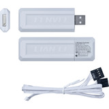 Lian Li UNI FAN SL-INFINITY 120 Wireless Reversed Blade, Ventilateur de boîtier Blanc