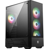 MSI MAG FORGE 112R boîtier midi tower Noir | 2x USB-A | RGB | Window