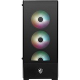 MSI MAG FORGE 112R boîtier midi tower Noir | 2x USB-A | RGB | Window