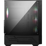 MSI MAG FORGE 112R boîtier midi tower Noir | 2x USB-A | RGB | Window