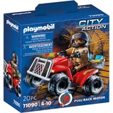 PLAYMOBIL City Action - Pompier et quad, Jouets de construction 71090