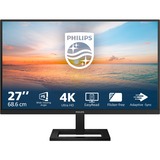 Philips 27E1N1900AE/00 27" 4K Ultra HD Moniteur Noir, 2x HDMI, 1x USB-C, 2x USB-A
