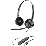 Poly EncorePro 320 Stereo USB-A casque on-ear Noir