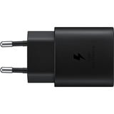 SAMSUNG 25W Fast Charger USB-C, Chargeur Noir, avec câble