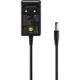 goobay Alimentation universelle 3 V - 12 V, Max. 12 W, Bloc d'alimentation Noir