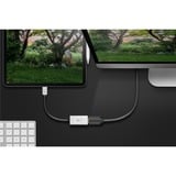 goobay USB-C 4.0 > HDMI, Adaptateur Noir/Argent, 0,15 mètres