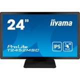iiyama ProLite T2452MSC-B1 23.8" Moniteur tactile Noir, 1x DisplayPort, 1x HDMI, 2x USB-A