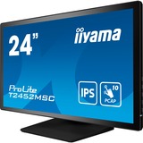 iiyama ProLite T2452MSC-B1 23.8" Moniteur tactile Noir, 1x DisplayPort, 1x HDMI, 2x USB-A