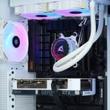 ALTERNATE Gamer Starter White R5-4060Ti, PC gaming Ryzen 5 7600X | RTX 4060 Ti | 32 Go | SSD 1 To