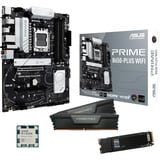 ALTERNATE Upgrade Kit PRIME B650-PLUS WIFI + Ryzen 5 7500X3D + 32 Go DDR5 + 2 To SSD Noir/Argent, Carte mère, CPU, mémoire, SSD