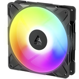 ARCTIC P14 Pro Reverse A-RGB ventilateur de boîtier Noir, 140 x 140 x 30 mm, PWM, 140 x 140 x 30 mm, PWM