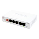 ASUS Switch non géré 5 ports 2,5 G Blanc, Hub réseau domestique, Répartiteur Ethernet pour bureau, Plug and Play, Fonctionnement silencieux