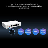 ASUS Switch non géré 5 ports 2,5 G Blanc, Hub réseau domestique, Répartiteur Ethernet pour bureau, Plug and Play, Fonctionnement silencieux
