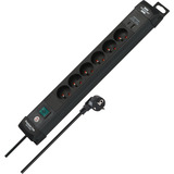 Brennenstuhl Bloc multiprises Premium-Line avec USB 6 prises Noir