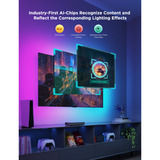 Govee AI Sync Box 2, Lampe Noir, Wi-Fi 2,4 GHz, Bluetooth, pour téléviseurs de 75 à 85 pouces