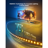 Govee AI Sync Box 2, Lampe Noir, Wi-Fi 2,4 GHz, Bluetooth, pour téléviseurs de 75 à 85 pouces